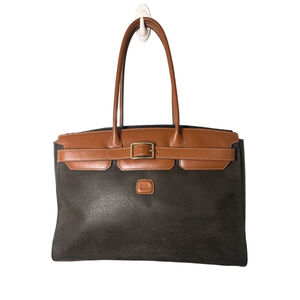 BRIC'S Medium Brown Textured Handbag